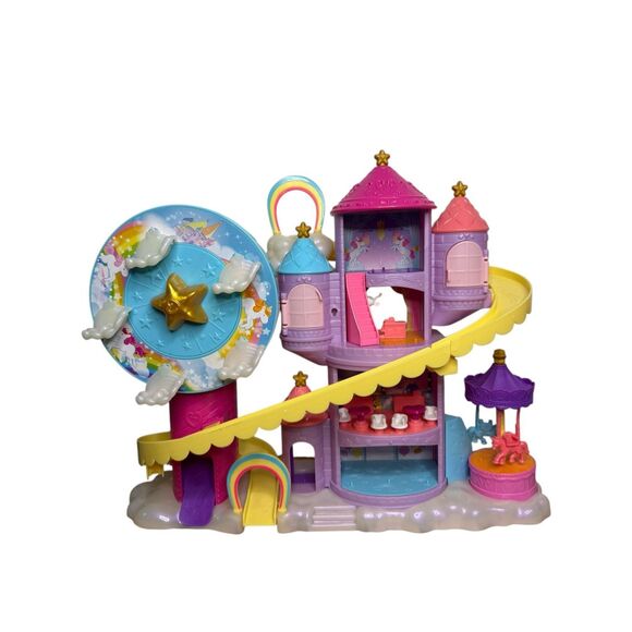 Polly Pocket Rainbow Funland Theme Park Playset Toy Mattel 2020 - Picture 1 of 10